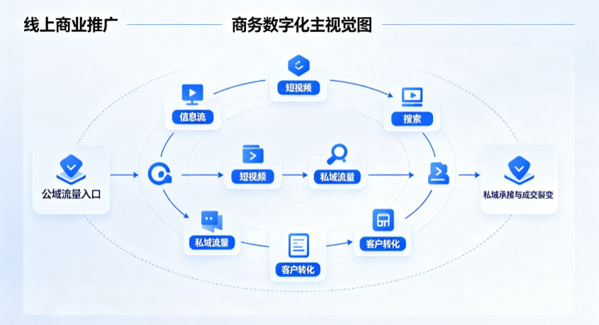 牡丹江线上商业推广怎么做？全域流量闭环搭建与低成本转化实战指南